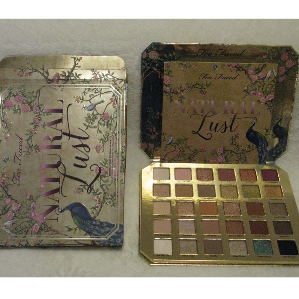 Too Faced 'Natural Lust' Eyeshadow Palette NIB Very Rare Authentic HTF